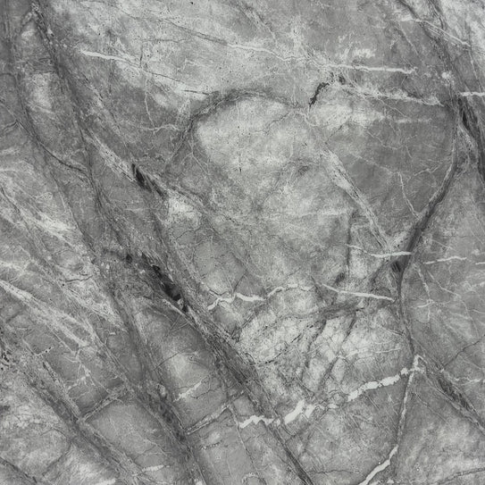 Arial 180CM Marble & Chrome Dining Table - 7 Colours - Image 3