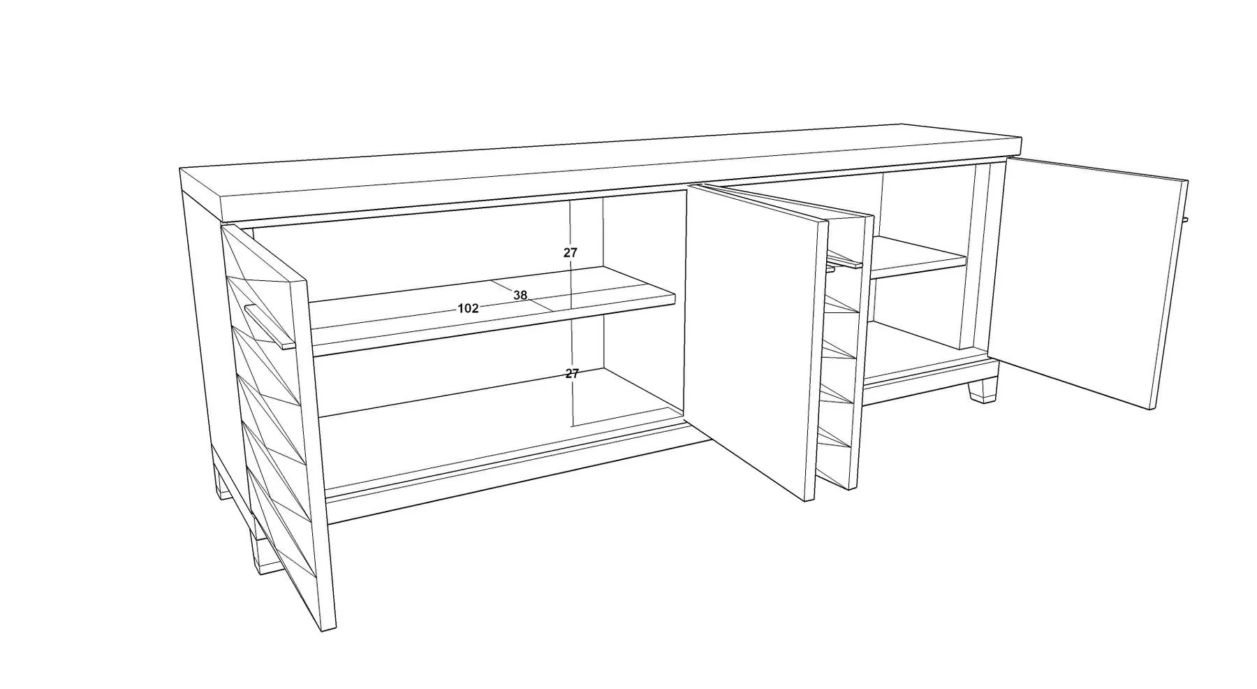 Berkeley Designs Cassis Sideboard - Image 3