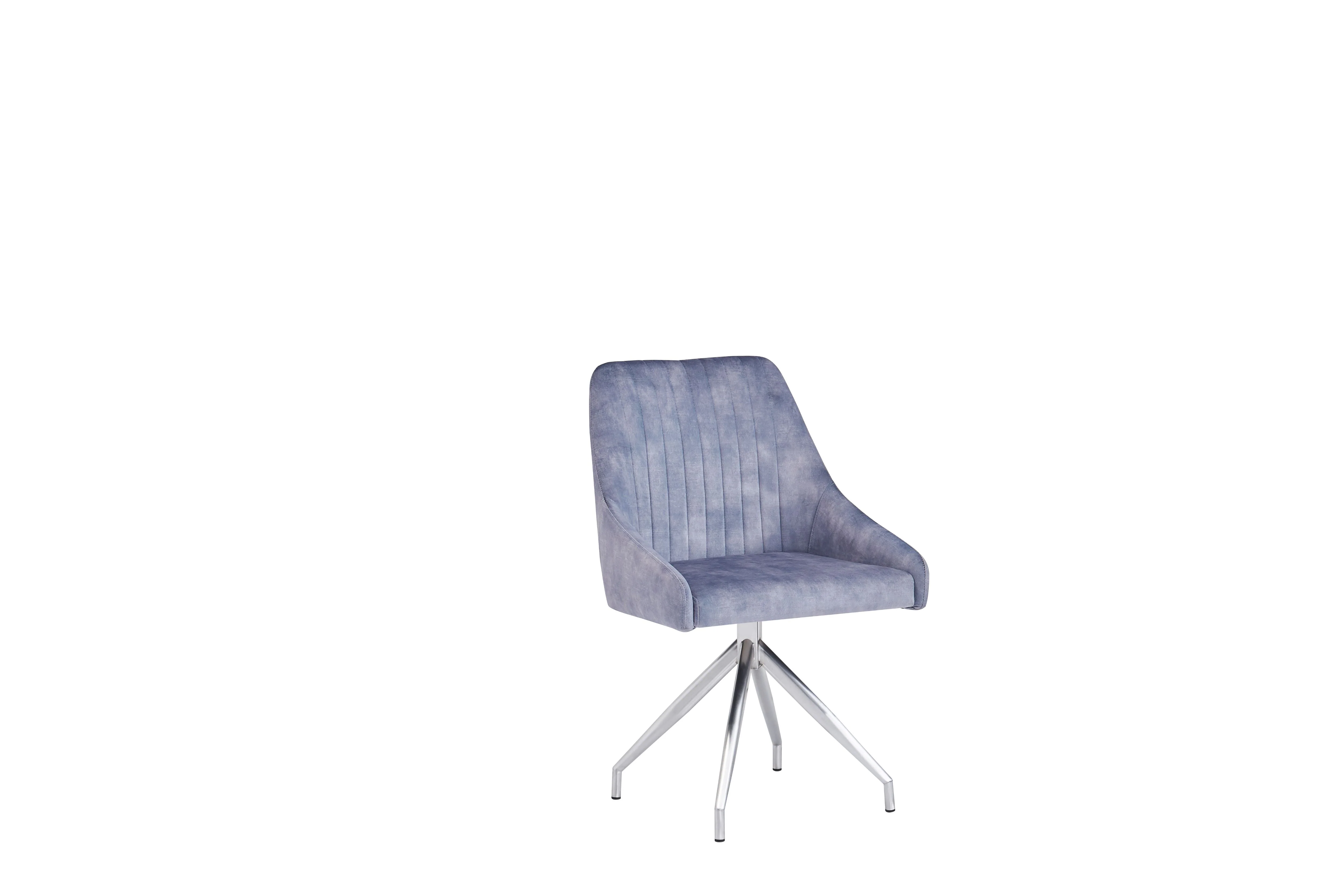 Lennox 180cm Dining Table White/Gold Ceramic Marble Top With Swivel Velvet Chrome Leg Dining Chairs - Image 9