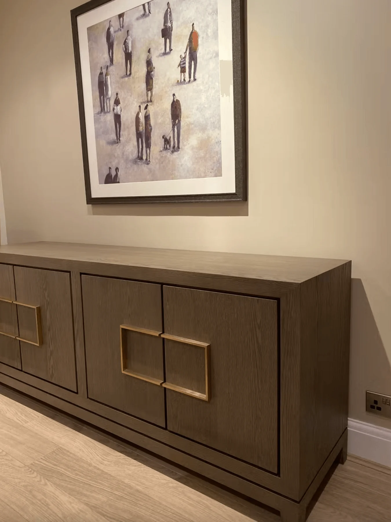 Berkeley Designs Lucca 6 Drawer Chest In Grey/Taupe Oak - Image 5
