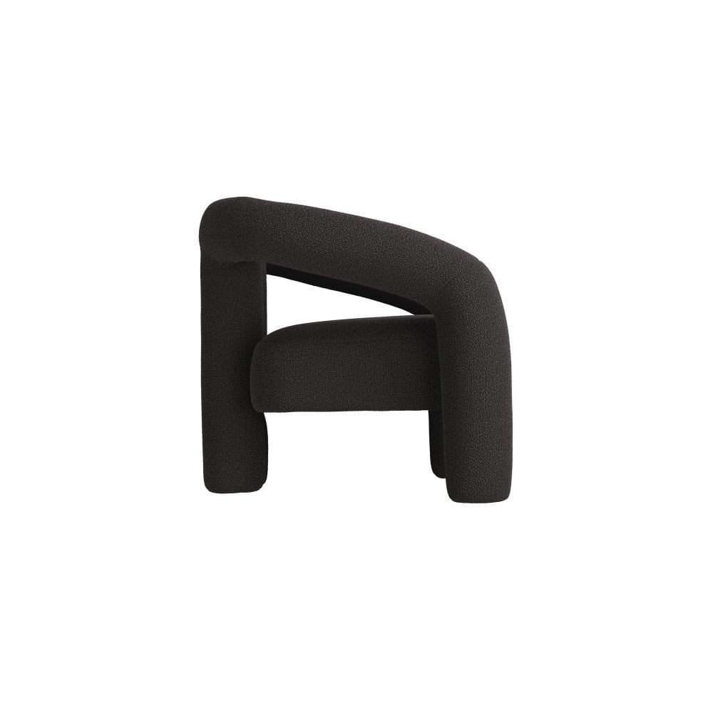 Manhattan Designs Freyja Black Boucle Chair - Image 4