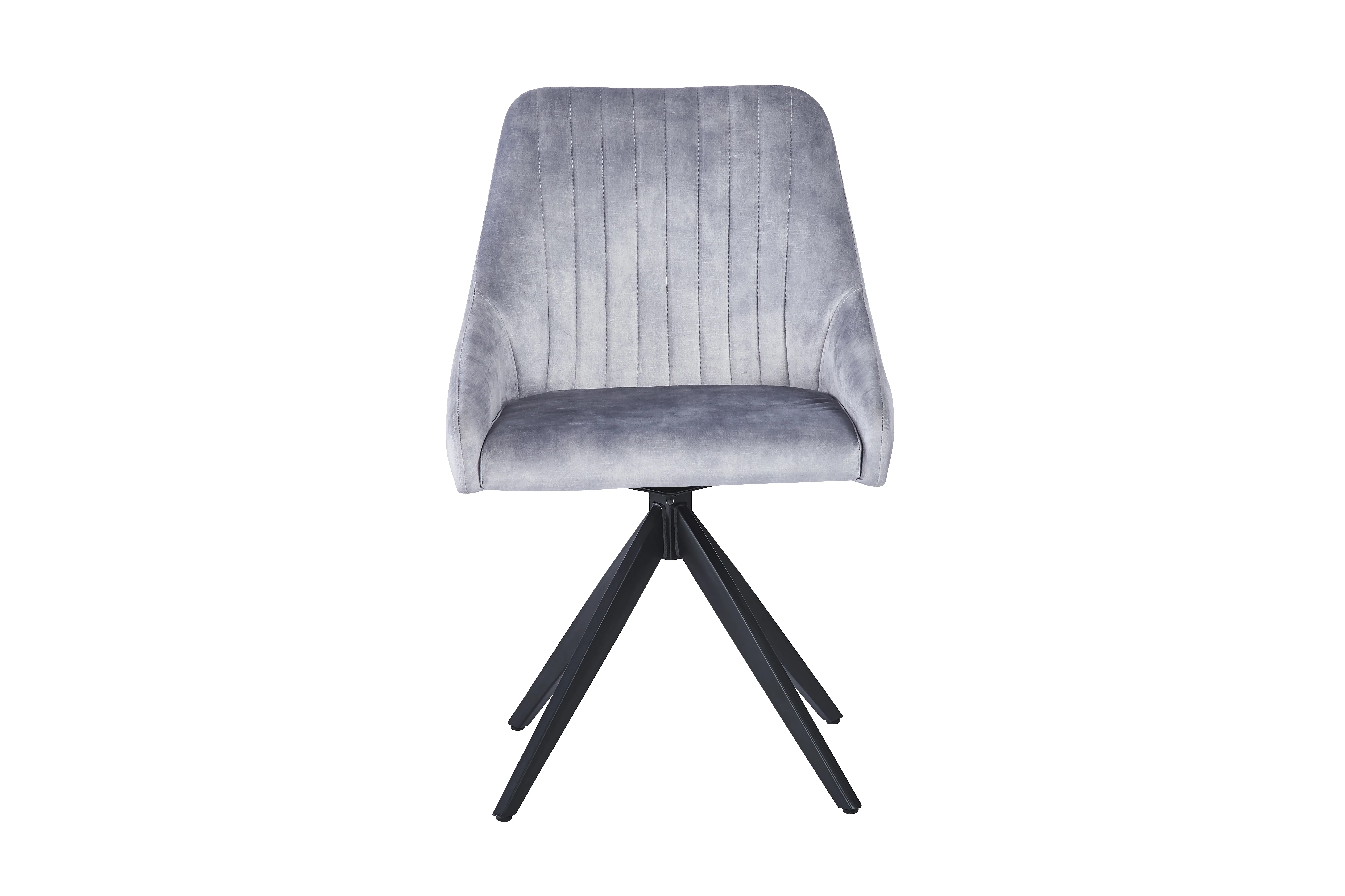 Nova 160-240cm White Ceramic Marble Side Extending Dining Table With Swivel Velvet Dining Chairs - Image 16