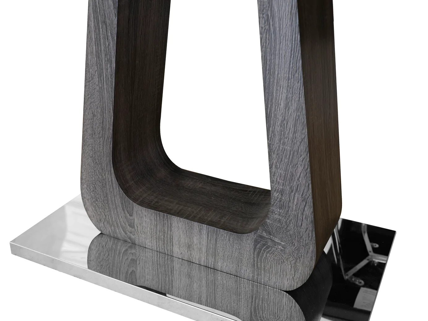 Zermatt 120cm Fixed Ceramic Grey Marble Dining Table + 4 Fabric Dining Chairs - Image 7